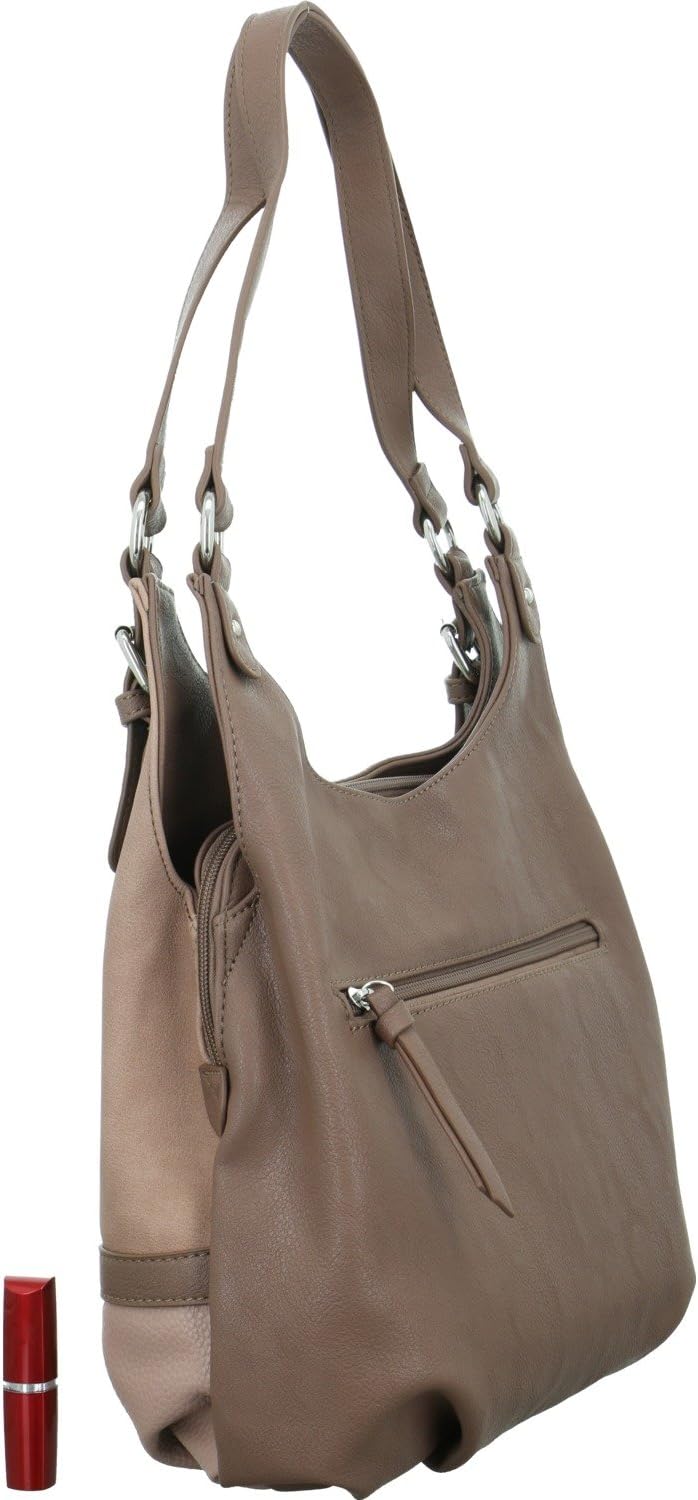 TOM TAILOR bags Juna Damen Shopper Umhängetasche Reissverschluss Klein 31 x 14 x 29 Rose, 31 x 14 x