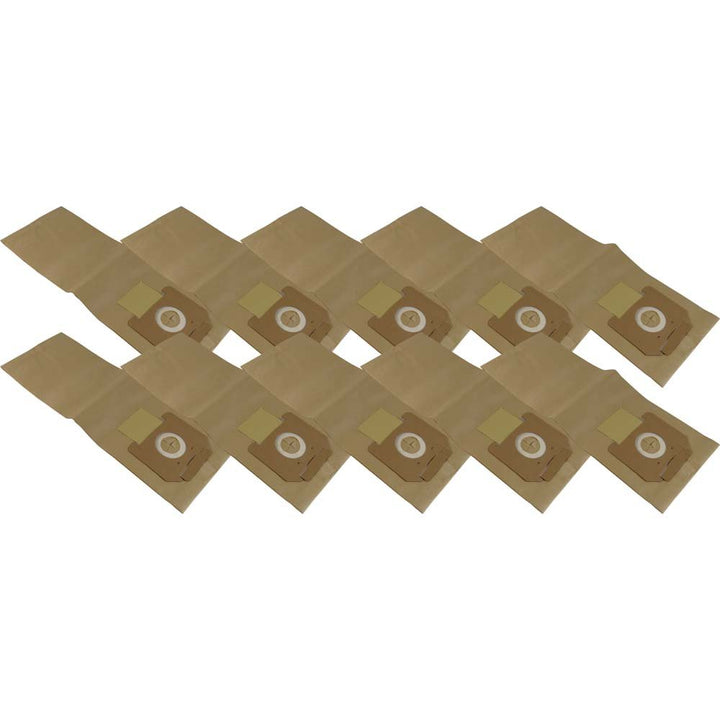 10 Staubsaugerbeutel aus hochfestem Papier passend für Kärcher 6.904-210.0, 10 Staubsaugerbeutel
