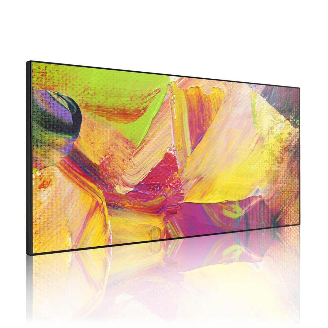 banjado Magnettafel schwarz 78 x 37cm / Magnetwand Metall/Magnetpinnwand als Memoboard/Pinnwand Magn