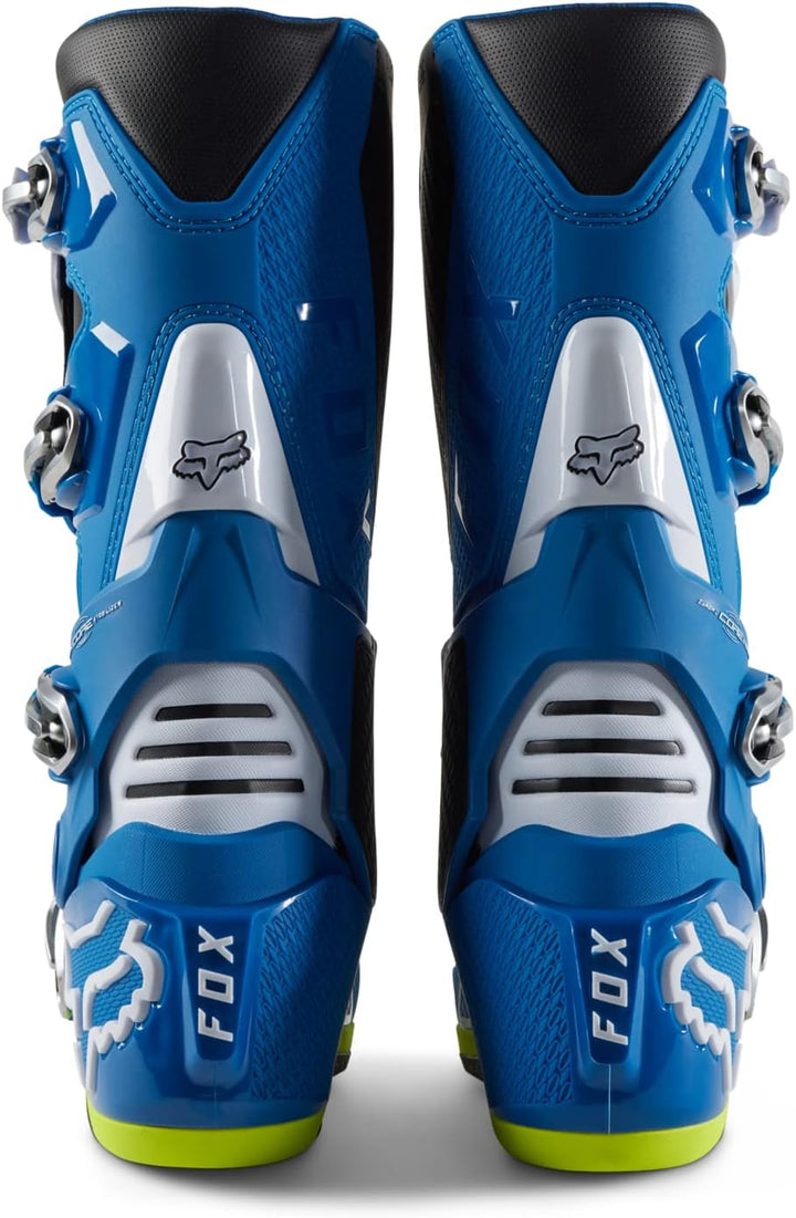 Fox Racing Herren Motion Motocross Stiefel Stiefel, Blau Gelb