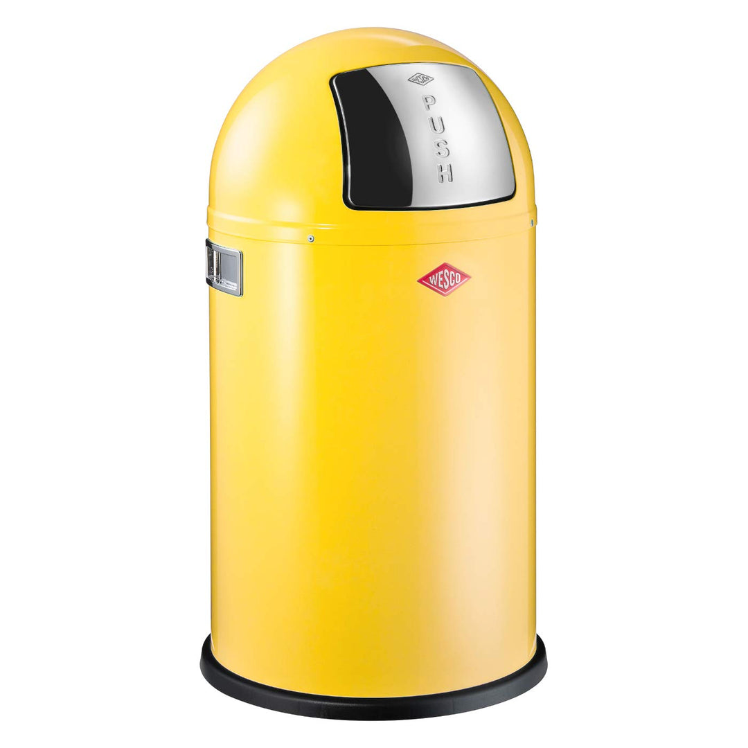 Wesco Abfallsammler Pushboy Junior 22 Liter lemonyellow, Lemonyellow