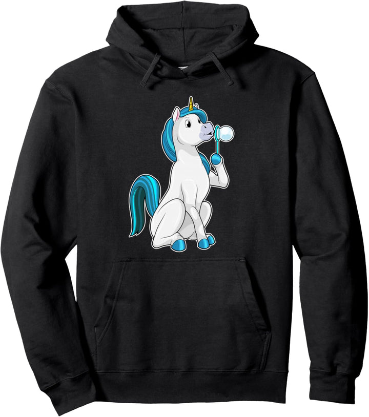 Einhorn Seifenblasen Pullover Hoodie