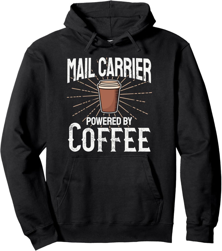 Lustiger Postboten Spruch Briefträger Post I Kaffee Pullover Hoodie