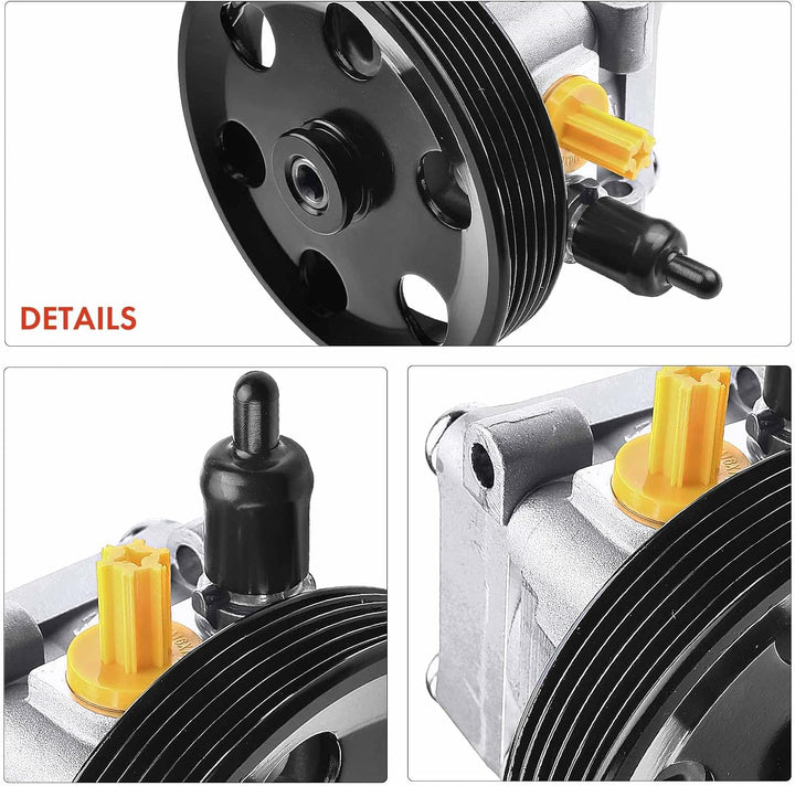 Frankberg Servopumpe Hydraulikpumpe Lenkung mit Riemenscheibe Kompatibel mit Q.uatt.roporte V 4.2L 4