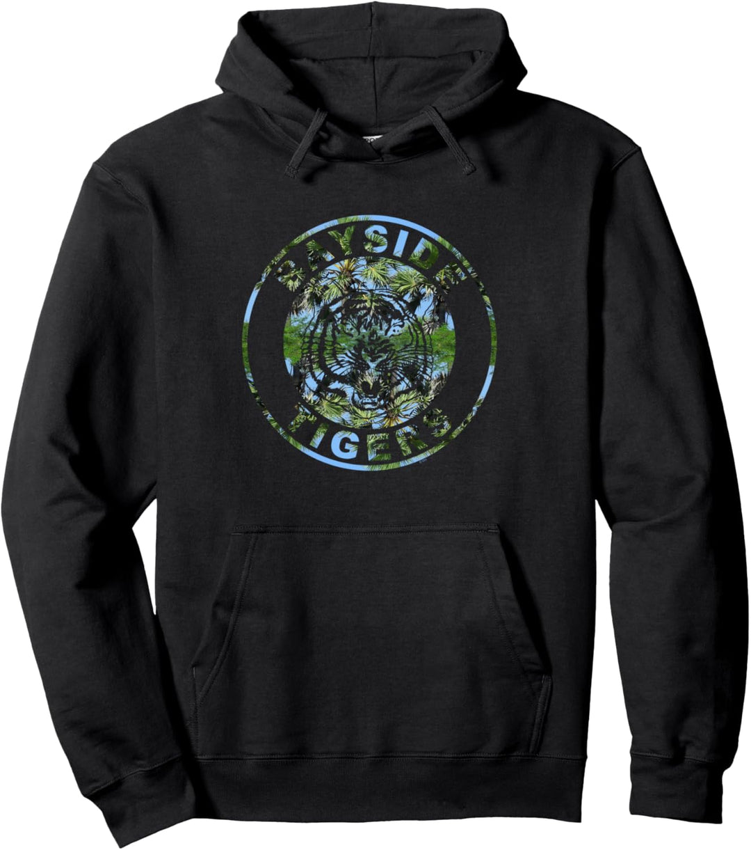 Saved By The Bell Bayside Tigers gespiegelte Palme Pullover Hoodie