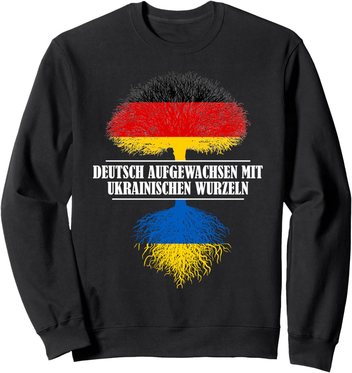 Deutsch mit ukrainischen Wurzeln Deutschland Ukraine Sweatshirt