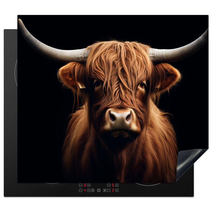 KitchenYeah© Herdabdeckplatte 59x51 cm Einteilig Induktionsmatte Küche Abdeckung Ceranfeld Herd Abde