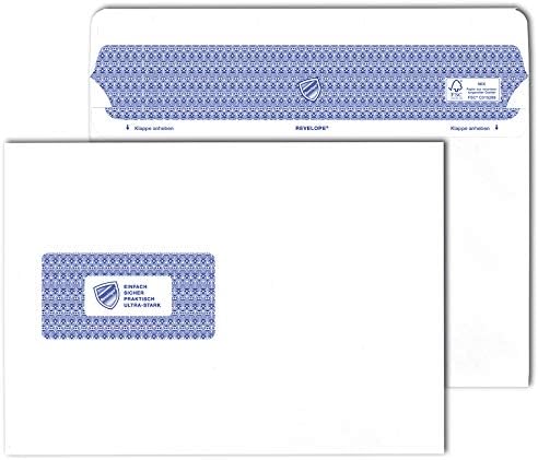 PROFESSIONAL 30051798 MAILmedia Briefumschlag REVELOPE, 112 x 225 mm, mit Fenster