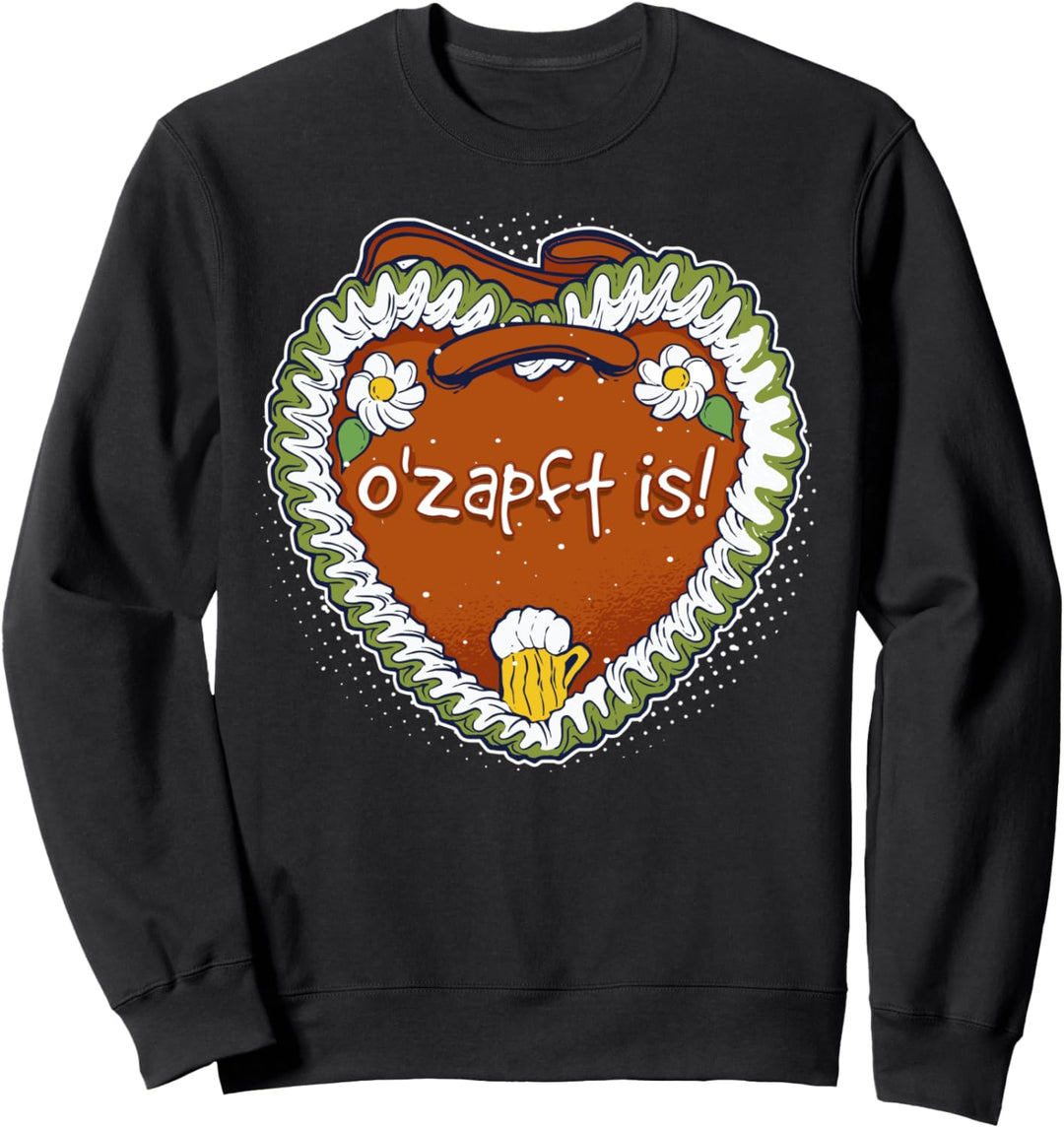 Lebkuchen Herz Dirndlersatz Tracht Ersatz Prost Sweatshirt