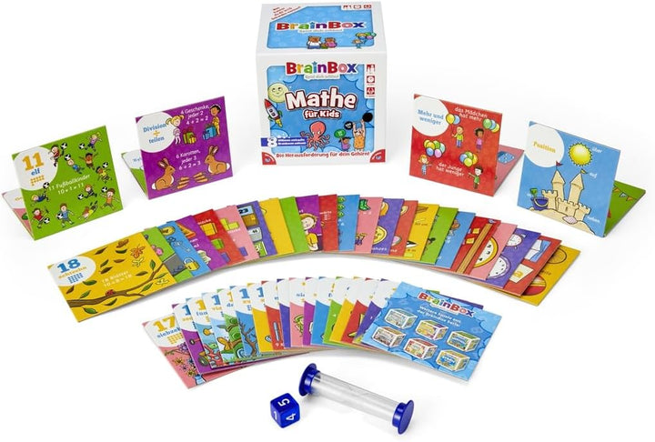 Brain 2094939 BOX 94939 - Lernspiel - Mathe für Kids, Spiel dich schlau - ab 1 Spieler, Dauer circa