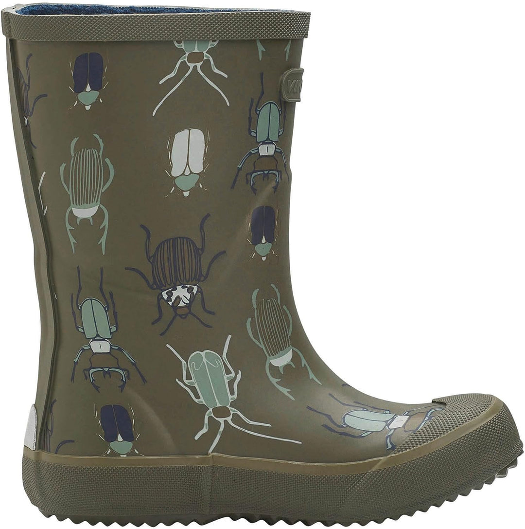 Viking Unisex Kinder Indie Print Gummistiefel 20 EU Khaki Linen, 20 EU Khaki Linen