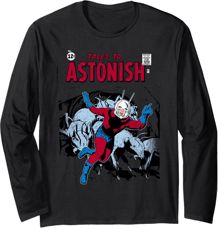 Marvel Ant-Man Classic Retro Comic Cover Langarmshirt