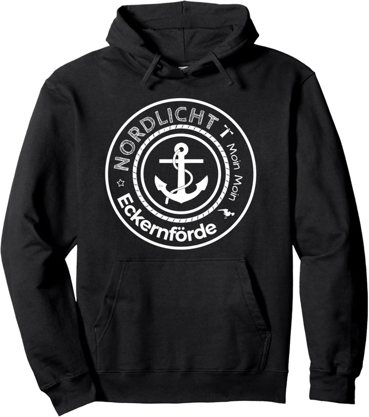 Eckernförde Nordlicht - Moin Moin Anker Pullover Hoodie