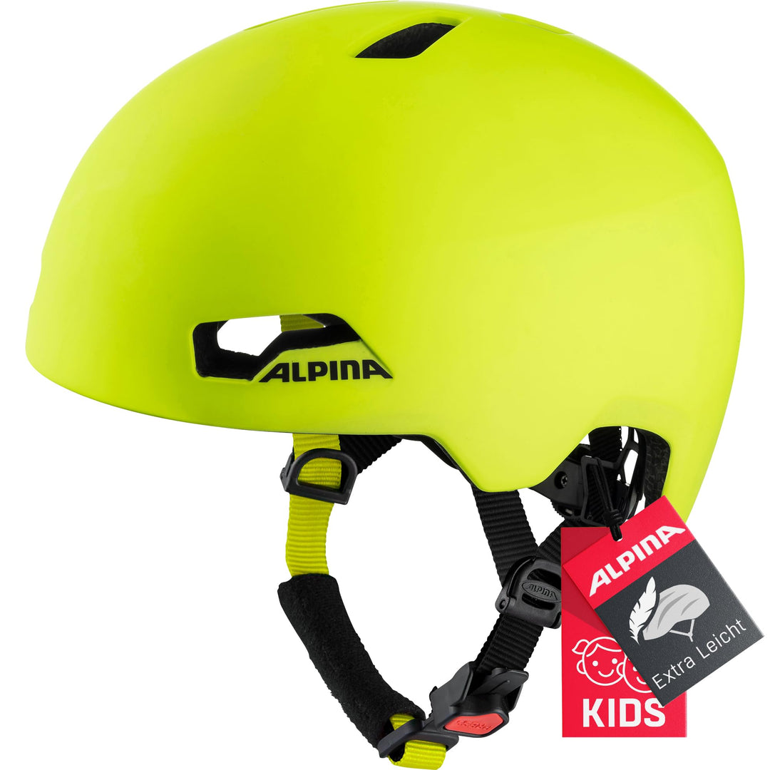 ALPINA HACKNEY - Leichter, Bruchfester & Optimal Klimatisierter Fahrradhelm Mit Nachrüstbarem LED Fü