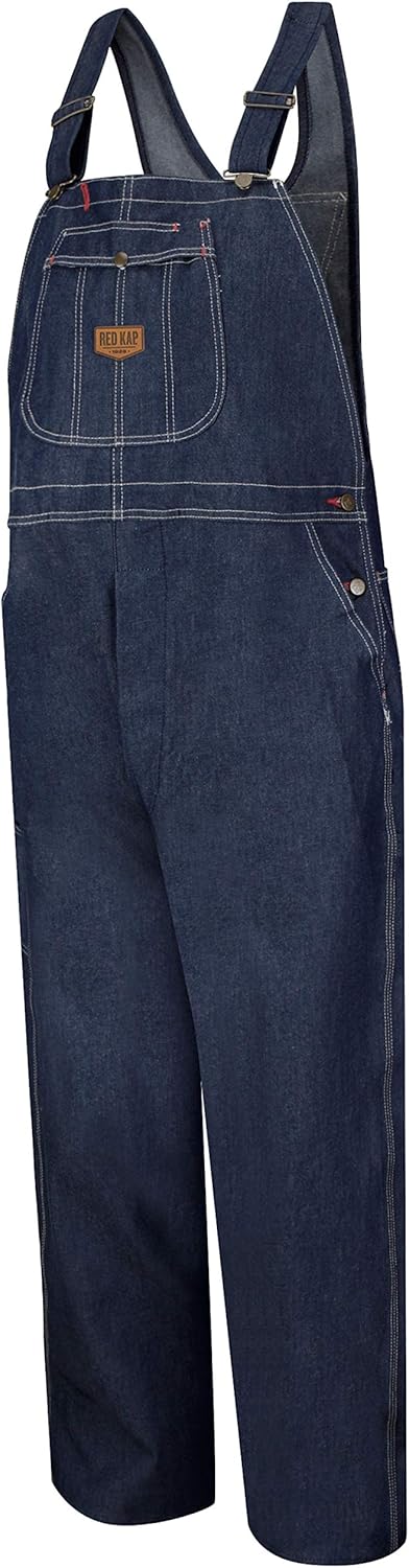 Red Kap Herren Latzhose aus Denim Lätzchen-Overall 32W / 30L Denim, 32W / 30L Denim