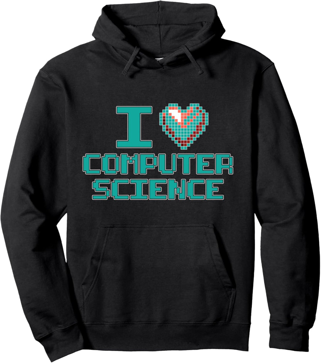 Ich liebe Informatik Ingenieur Nerd Design Pullover Hoodie