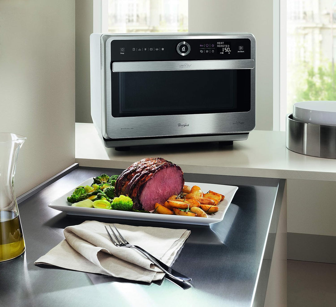 Whirlpool jt479ix Mikrowelle 33 L schwarz, silber