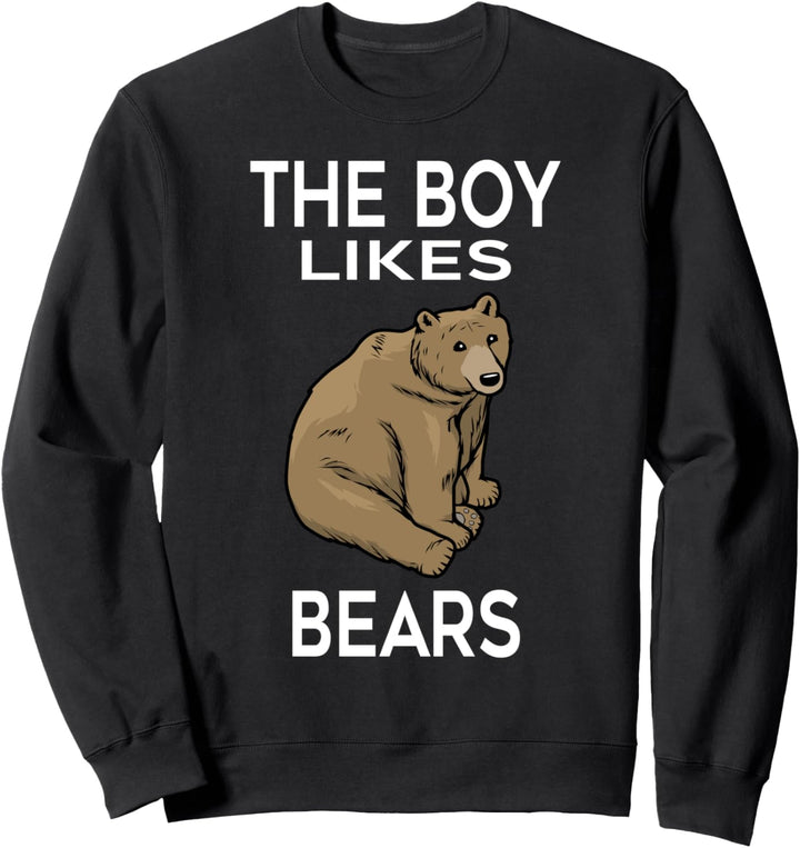 Junge mag Grizzlybär Wildlife Tier Bären Sweatshirt