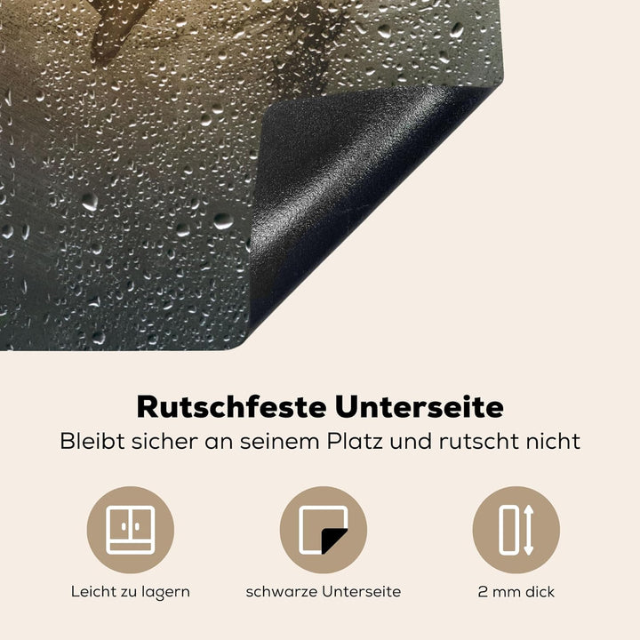 KitchenYeah© Herdabdeckplatte Einteilig Ceranfeld Abdeckplatte Küche Deko Ceranfeldabdeckung Herdabd