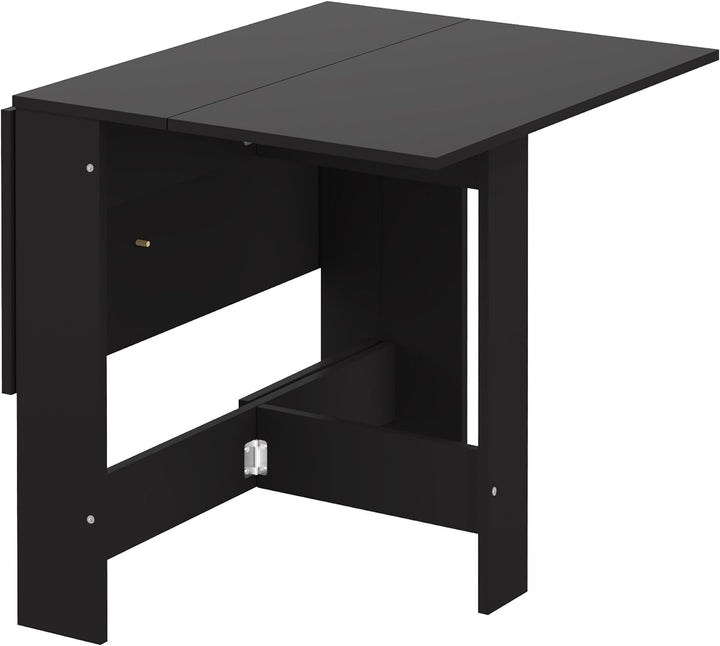 Symbiosis Klapptisch, Holzwerkstoff, Schwarz, 76 x 103 x 73.4 cm, Schwarz