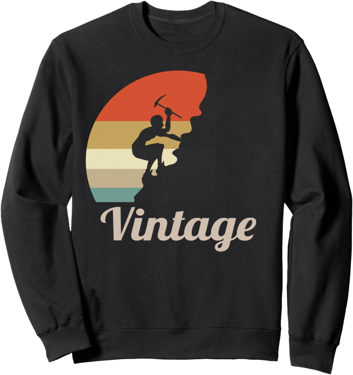 Klettern Bergsteigen Bergsteiger Wandern Wanderer Kletterer Sweatshirt