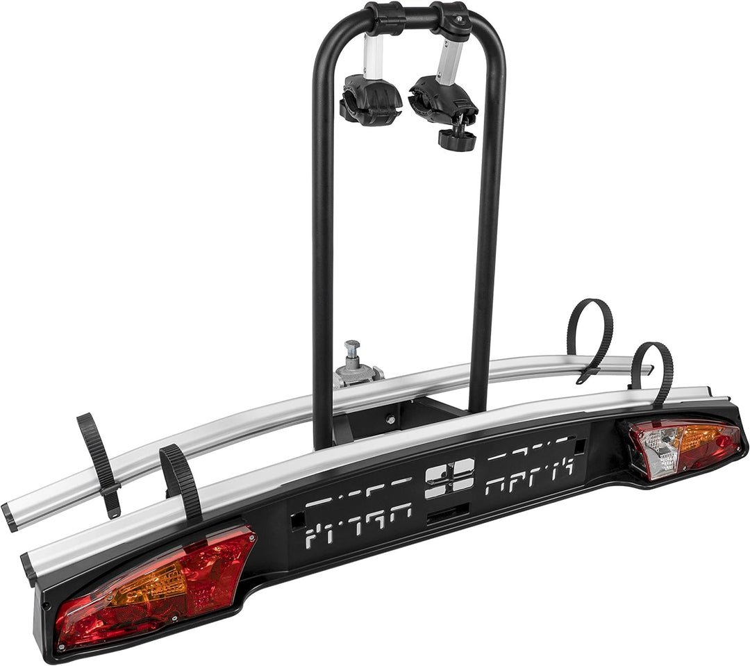 MENABO', E-Bike Fahrradträger für Anhängerkupplung, für 2 Fahrräder.
