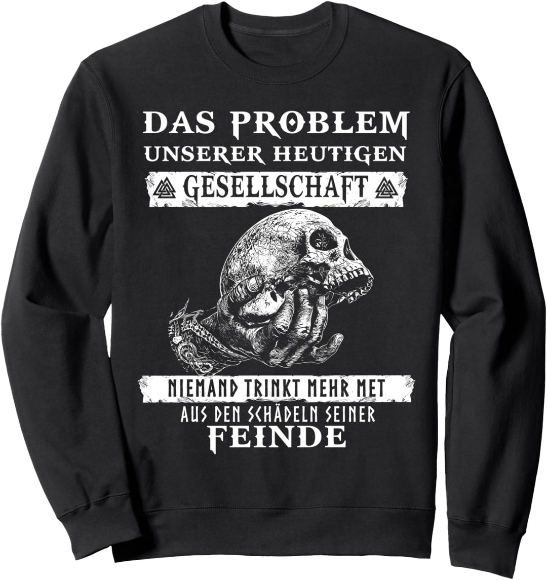 Schädel der Feinde - Nordmann - Urnes - Krieger - Valknut Sweatshirt