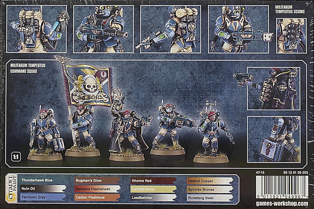 Games Workshop 99120105055 Militarum Tempestus Scions Tischplatte und Miniatur-Spiel, Mittel