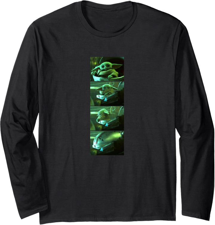 Star Wars: The Mandalorian The Child Time To Hide Panels Langarmshirt
