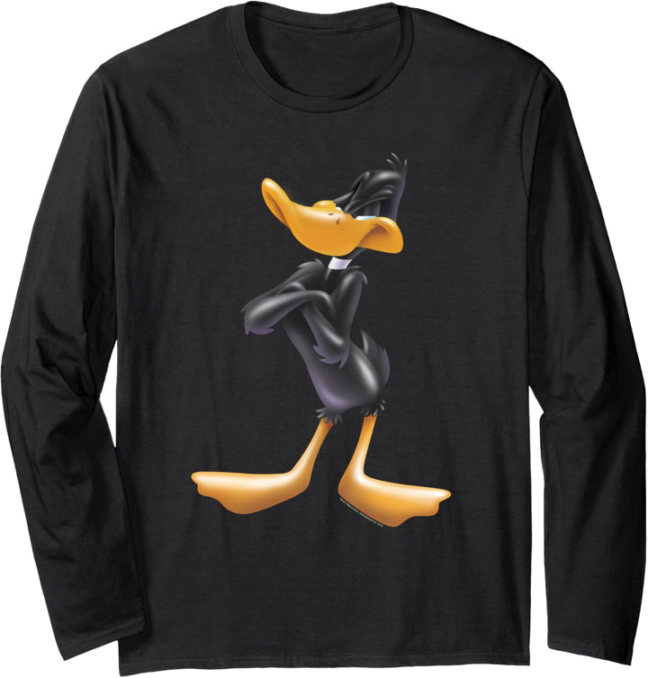 Looney Tunes Daffy Duck Airbrushed Langarmshirt