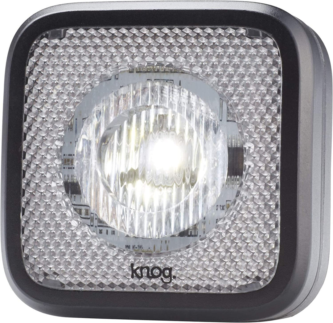 Knog Blinder Mob Vorderleuchte StVZO Schwarz Akku/USB Fahrrad LED Frontlicht