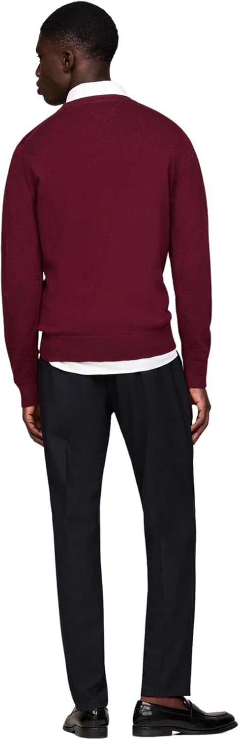 Tommy Hilfiger Herren Pullover M Lila (Deep Rouge), M Lila (Deep Rouge)