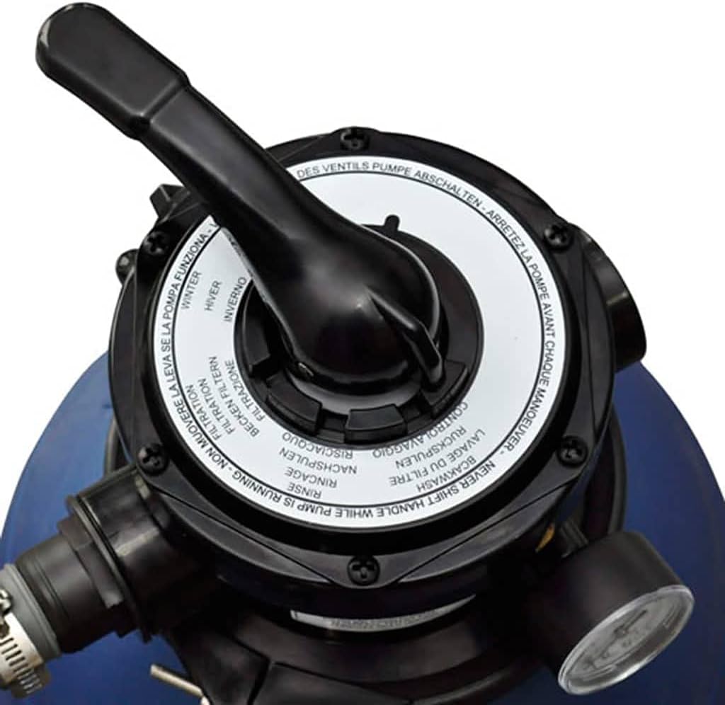 vidaXL Sandfilteranlage mit Pumpe 400W 11000L/h Pool Sandfilter Filterkessel