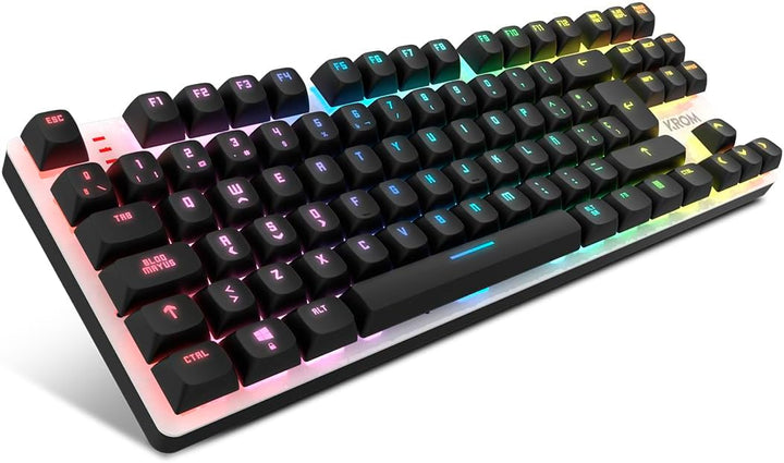 KROM KERNEL PRO - Mechanische Gaming-Tastatur RGB 18 Effekte, Bluetooth 5.3, 2.4 GHz und USB, TKL-Fo