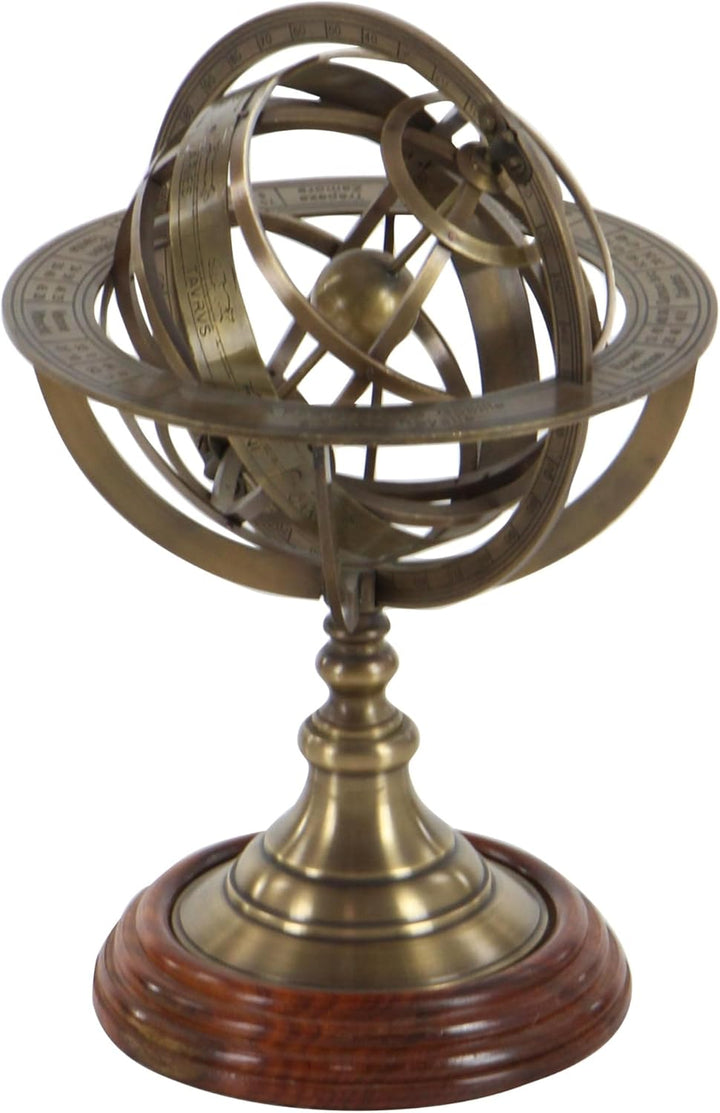 Deco 79 Messing Globe Armillary Einzigartige Tisch Decor