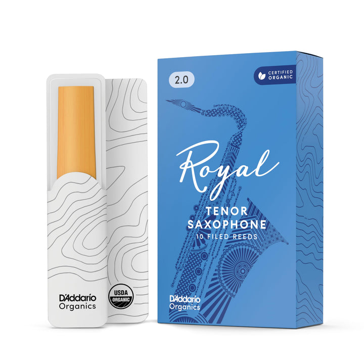 Royal Blätter für Tenorsaxophon Stärke 2.0 (10 Stück) 10-Pack Stärke 2.0, 10-Pack Stärke 2.0