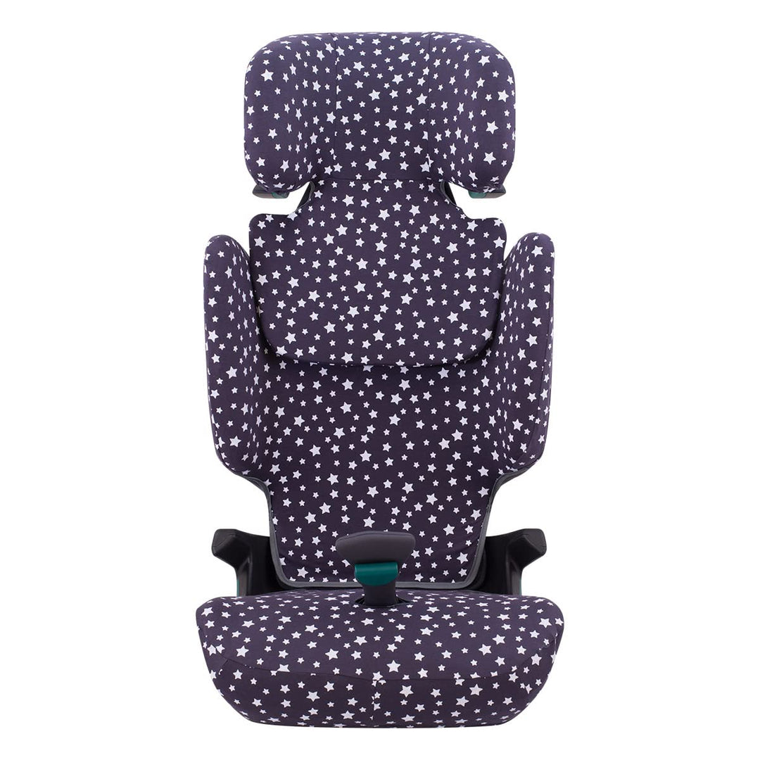JYOKO Kids Bezug kompatibel mit Britax Romer Kidfix, aus Baumwolle (Romer Kidfix I-Size, Winter Sky)