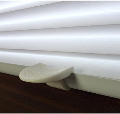 EXKLUSIV HEIMTEXTIL Plissee Verspannt mit Klemmträgern beige Crash 60 x 140 cm, Beige Crash 60 x 140