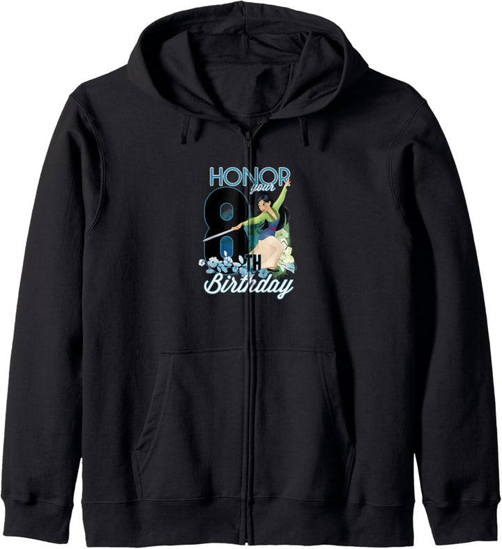 Disney Mulan Portrait Honor Your 8th Birthday Kapuzenjacke