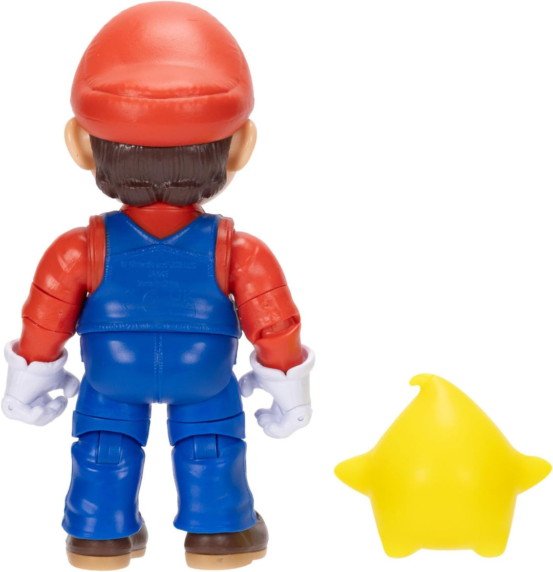 „Super Mario Galaxy“-Film: Mario-Actionfigur (12,7 cm) mit Zubehör, offiziell lizenziert von Jakks P