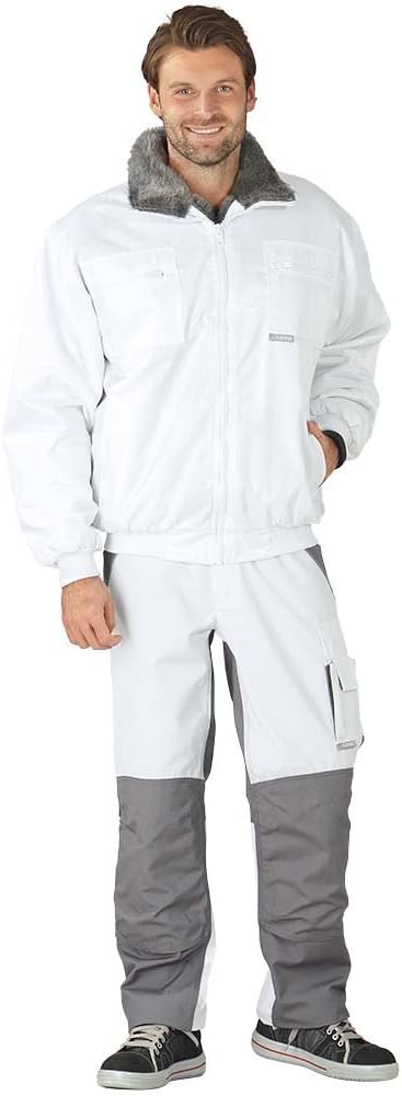 Planam Outdoor Winter Herren Gletscher Pilotenjacke weiss Modell 0330 Grösse S Weiss S, Weiss S