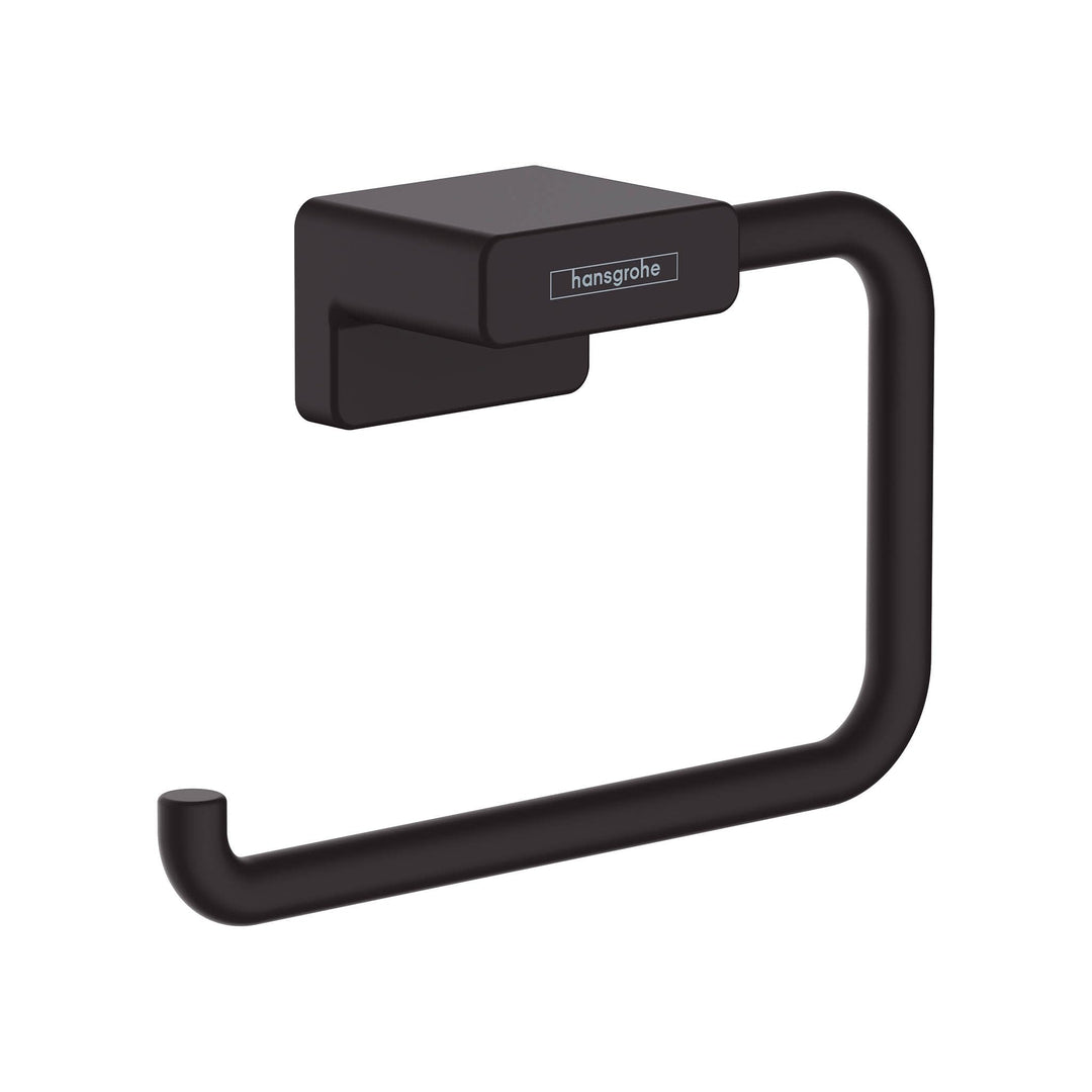 hansgrohe Handtuchring AddStoris, Handtuchhalter, Mattschwarz Mattschwarz Handtuchring, Mattschwarz