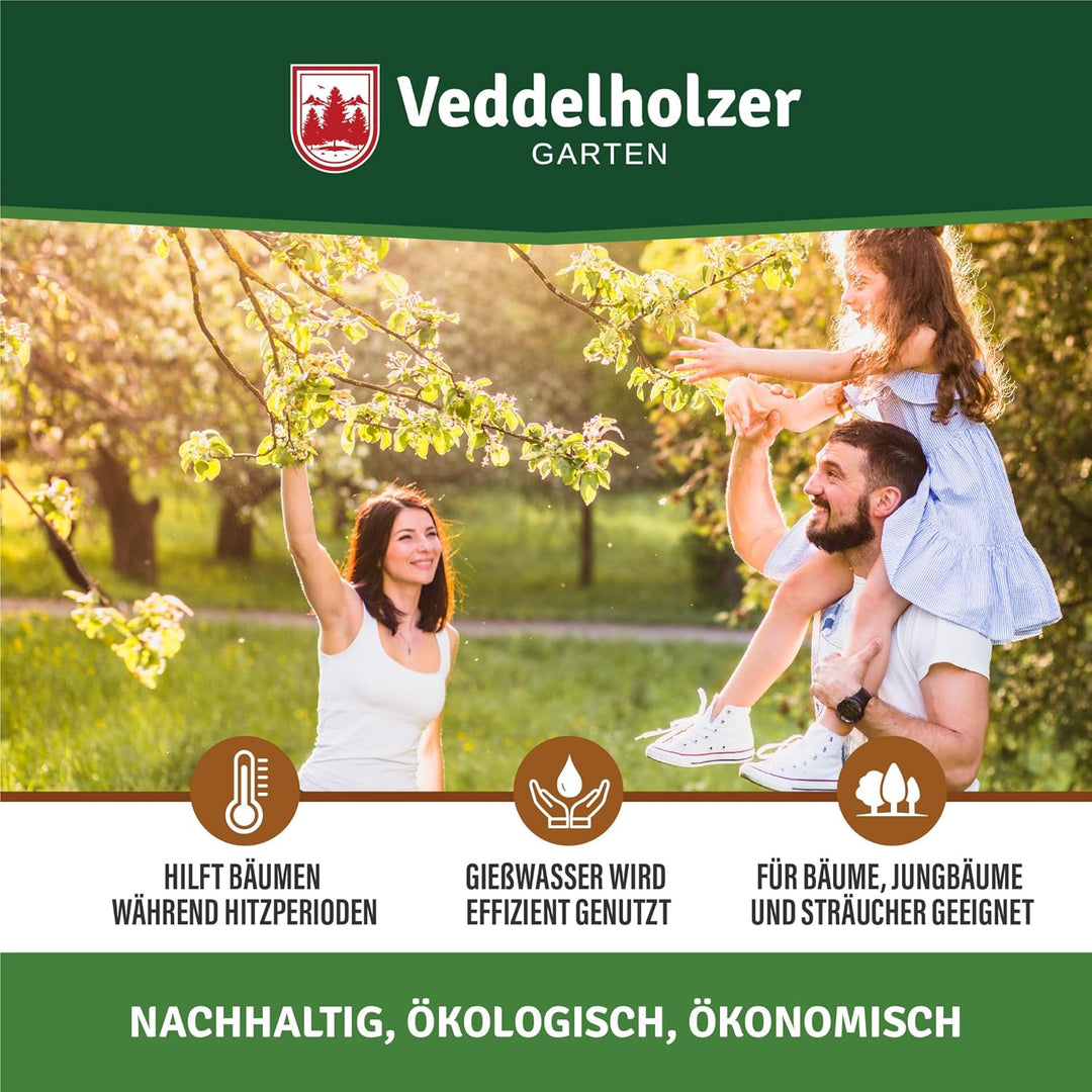 Veddelholzer 8 x 75 l Baumbewässerungssack mit Reissverschluss kombinierbar. Diebstahlschutz und Sch