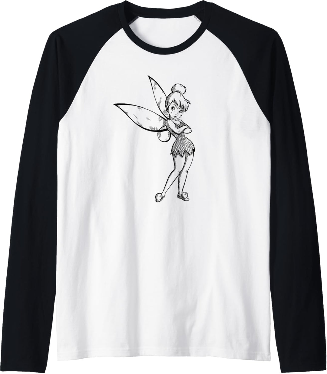 Disney Peter Pan Tinkerbell Sketch Raglan