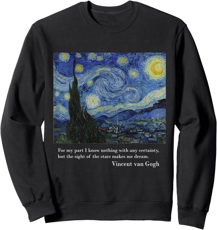 Starry Night by Vincent van Gogh | Famous Painting Sweatshirt