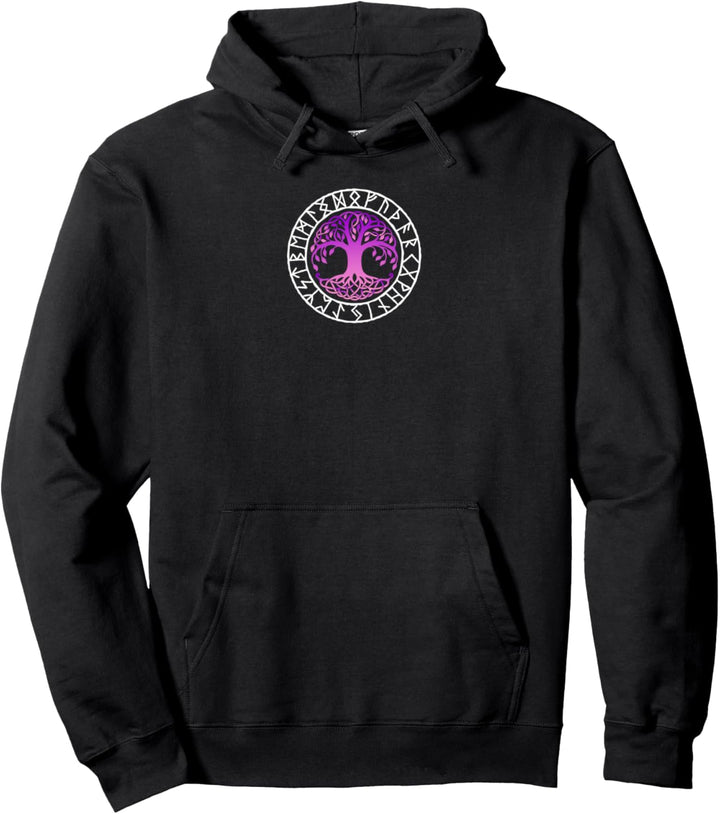 Wikinger-Symbol YGGDRASIL nordisches Symbol Nordische Rune Zeichen Glyphe Pullover Hoodie