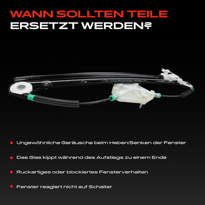 Frankberg Fensterheber Hinten Links Kompatibel mit X3 E83 SUV 2004-2011 51353448251
