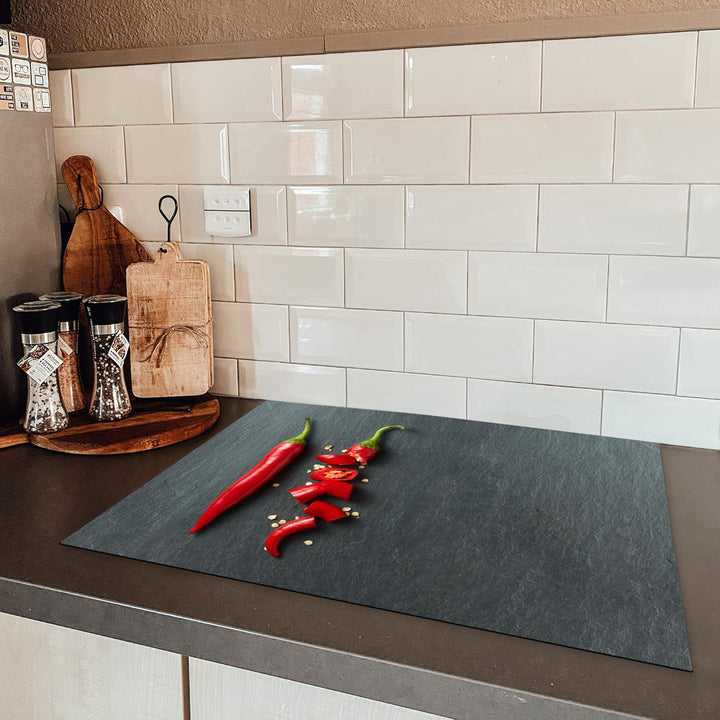 KitchenYeah© Herdabdeckplatte Einteilig Induktionsmatte Küche Abdeckung Ceranfeld Herd Abdeckplatte