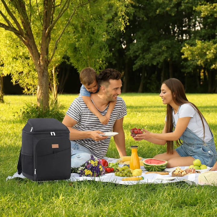 Lifewit 26L, 34 Dosen, isolierte Kühltasche, Grosse kühlrucksack, auslaufsichere tragbare Lunchtasch