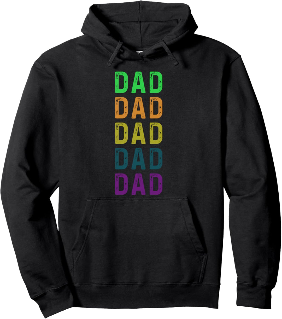 Vater Bunt Familie Legende Familie Dad Stolzer Daddy Mann Pullover Hoodie